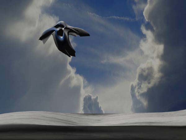3D image created in Lightwave