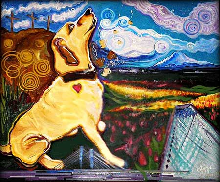 painting for Clancy's Coffee